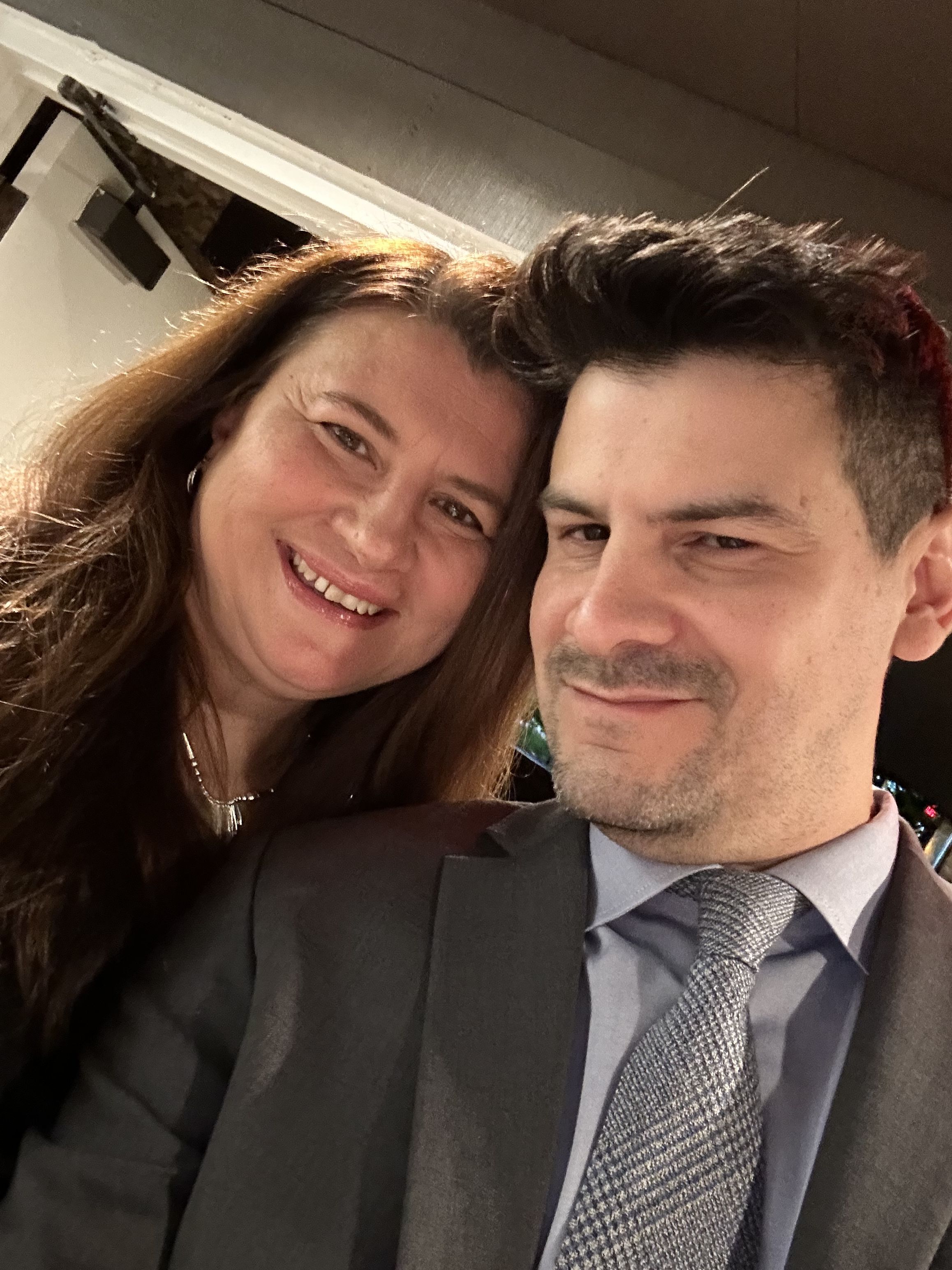 Me and my wife for my Birthday